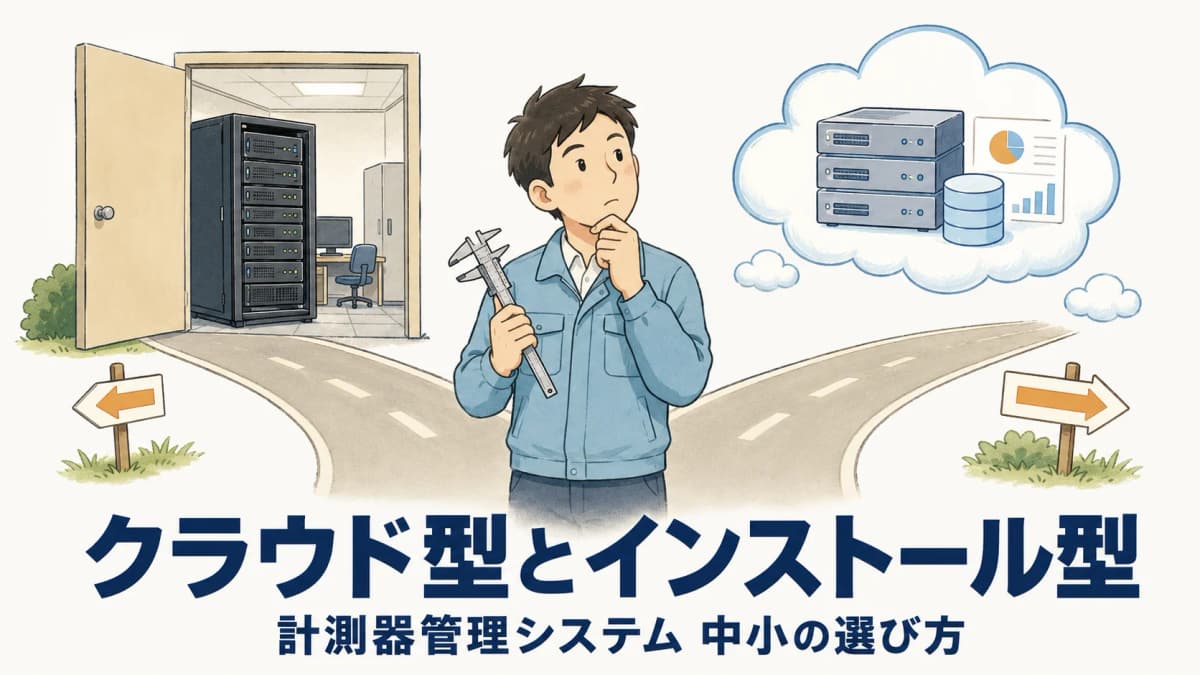 クラウド型とインストール型の計測器管理システム|中小の選び方【2026年版】