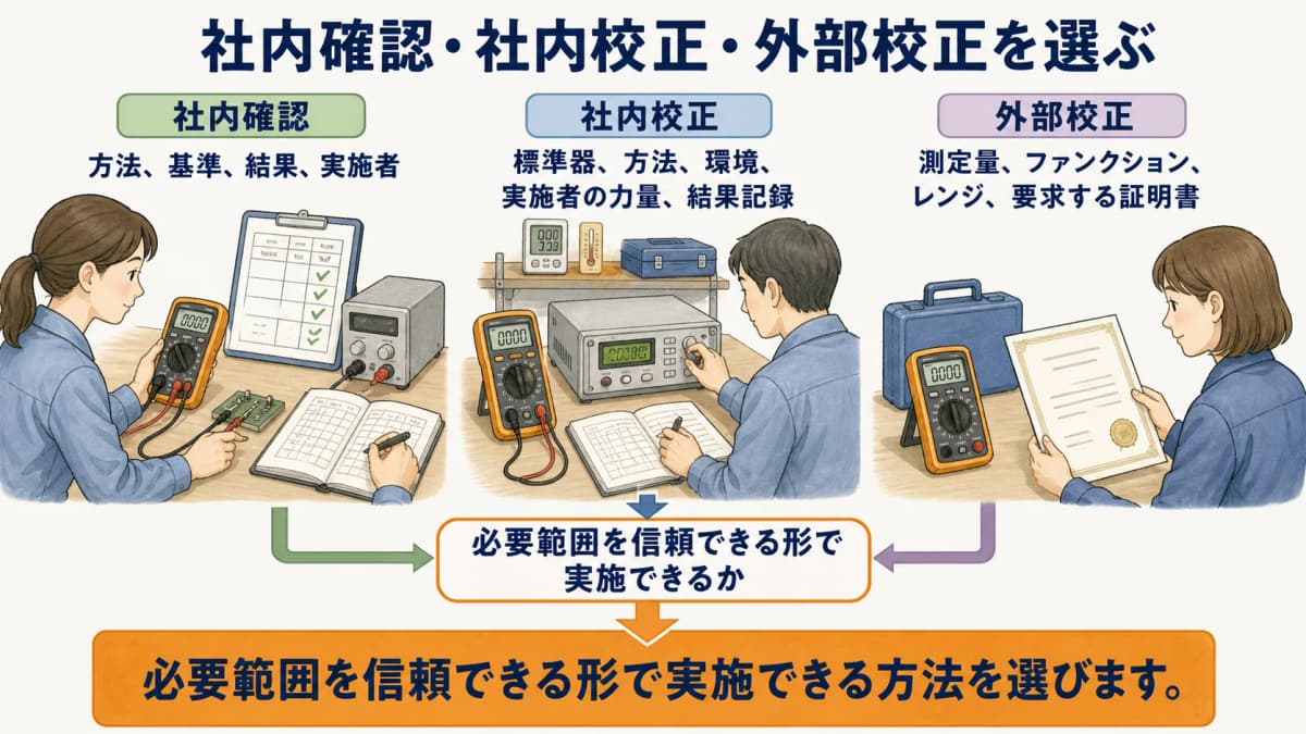 DMMの社内確認・社内校正・外部校正を条件で選ぶ図解