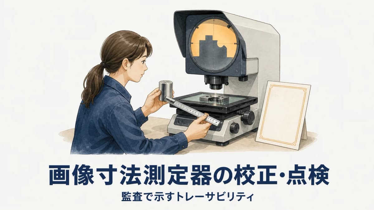 画像寸法測定器の校正・点検|監査で示すトレーサビリティ【2026年版】