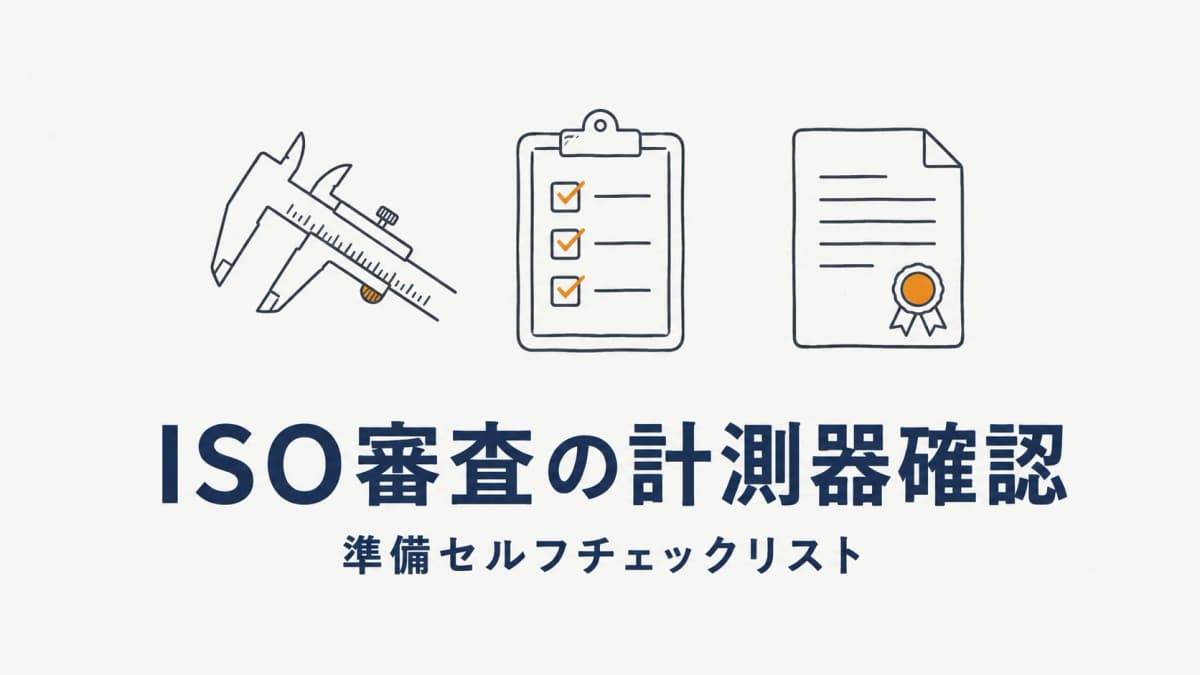 ISO審査で計測器の校正記録は何を見られる?準備セルフチェックリスト【2026年版】