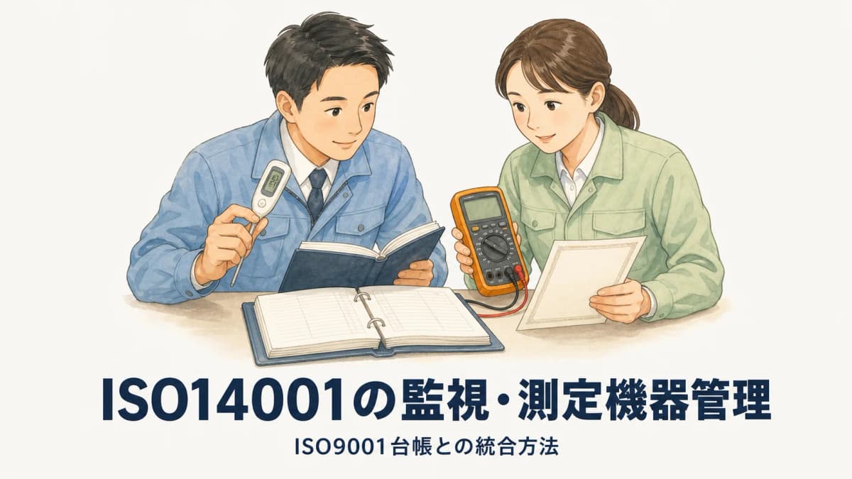 ISO14001の監視・測定機器管理|ISO9001台帳との統合方法【2026年版】