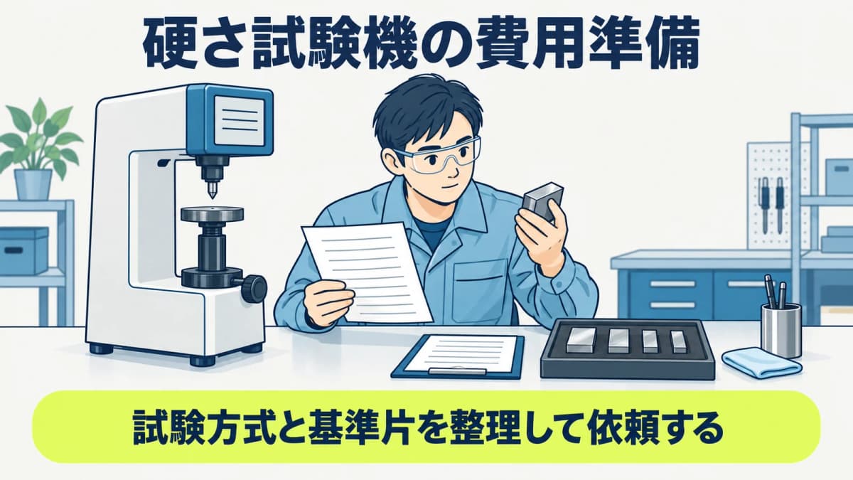 硬さ試験機の校正費用|試験方式と基準片を整理する見積前チェック【2026年版】