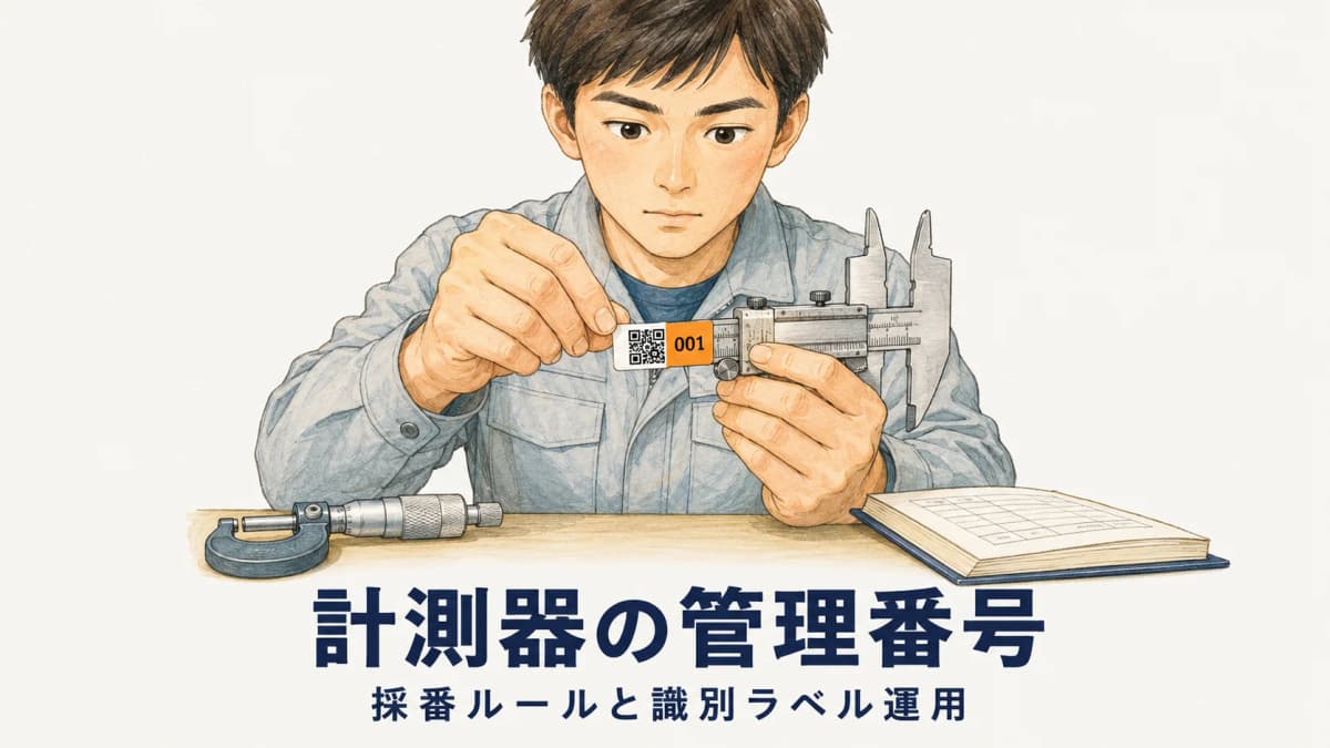 計測器の管理番号の付け方|採番ルールと識別ラベル運用