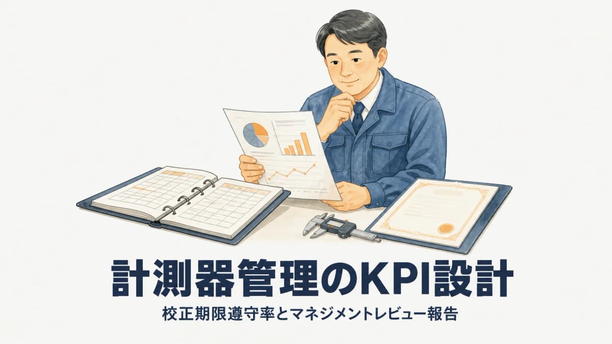 計測器管理のKPI設計|校正期限遵守率とマネジメントレビュー報告【2026年版】