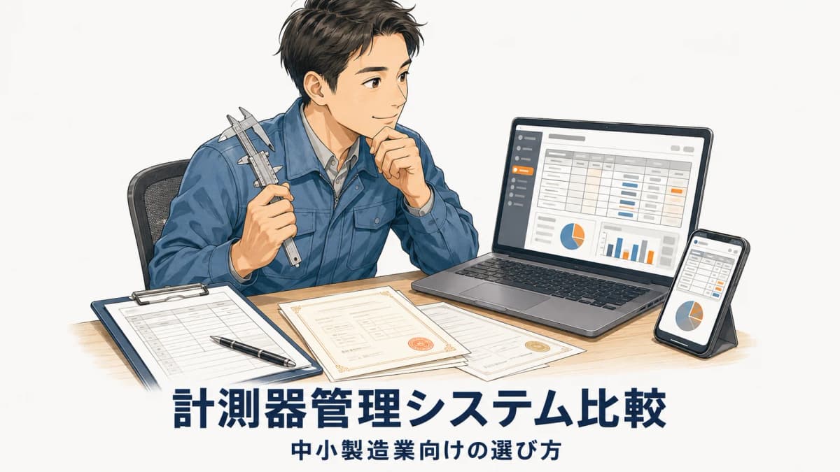 計測器管理システム比較|中小製造業向けおすすめと選び方【2026年版】