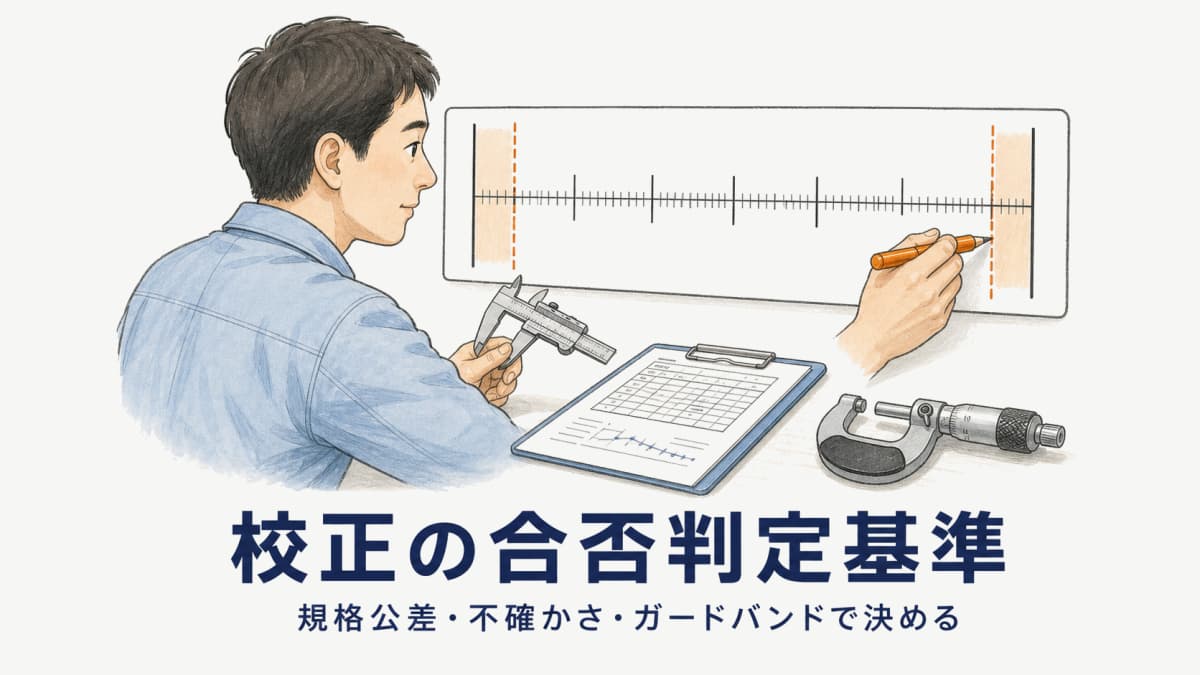 校正の合否判定基準の決め方|規格公差・測定不確かさ・ガードバンドの実務【2026年版】
