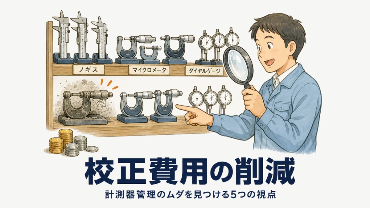 校正費用の削減方法|計測器管理のムダを見つける5つの視点【2026年版】