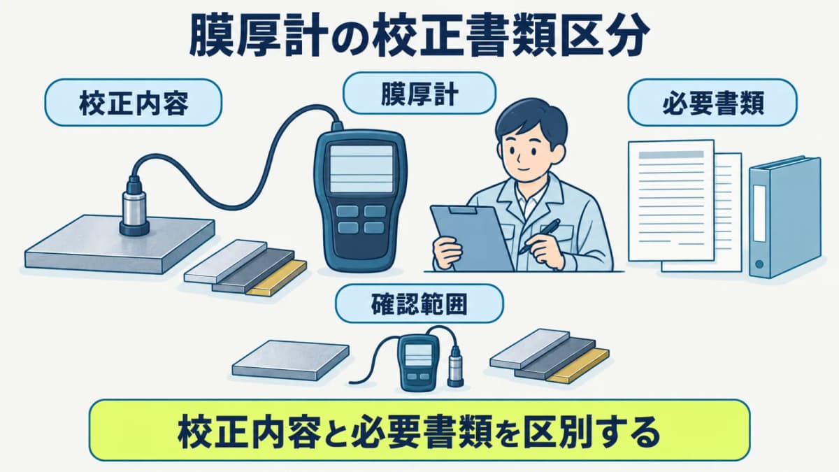 膜厚計の校正内容と必要書類を見積条件ごとに確認する