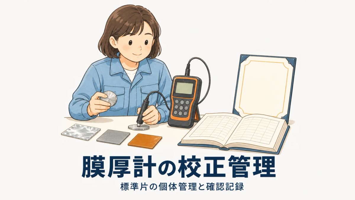 膜厚計の校正管理|標準片の個体管理と確認記録【2026年版】